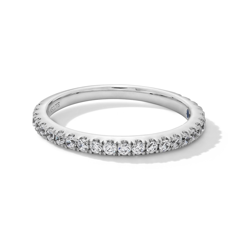 Main Image 1 of Vera Wang Love Collection Lab-Grown Diamonds by Vera Wang Love 1/3 CT. T.W. Anniversary Band in 14K White Gold (F/VS2)