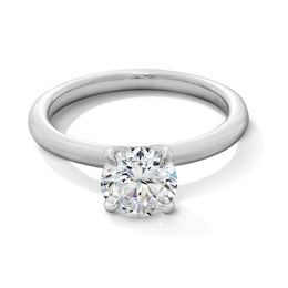 Vera Wang Love Collection 1-1/2 CT. Certified Diamond Solitaire Engagement Ring in 14K White Gold (I/SI2)