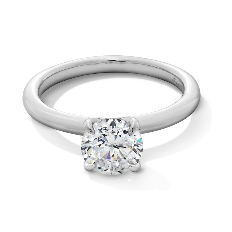 Main Image 1 of Vera Wang Love Collection 1-1/2 CT. Certified Diamond Solitaire Engagement Ring in 14K White Gold (I/SI2)