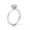 Thumbnail Image 3 of Vera Wang Love Collection 1 CT. Diamond Solitaire Engagement Ring in 14K White Gold (I/SI2)