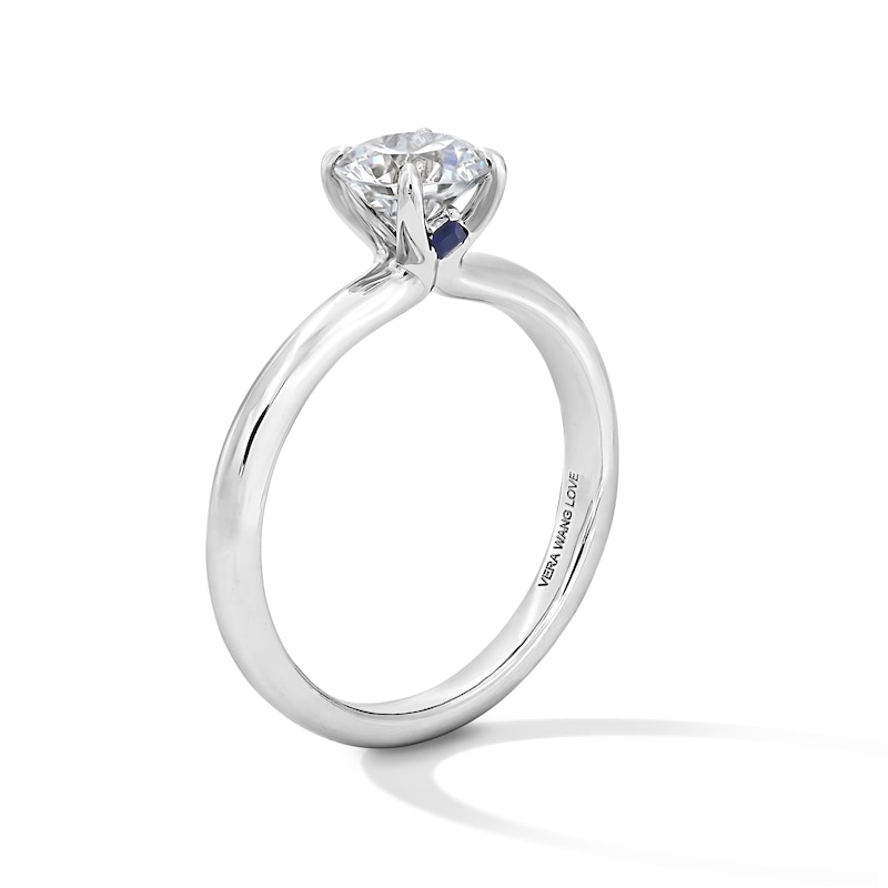 Main Image 3 of Vera Wang Love Collection 1 CT. Diamond Solitaire Engagement Ring in 14K White Gold (I/SI2)