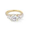 Thumbnail Image 1 of 3-1/2 CT. T.W. Certified Lab-Grown Diamond Three Stone Engagement Ring in 14K Gold (F/VS2)