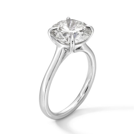 4 CT. Certified Lab-Grown Diamond Solitaire Engagement Ring in 14K White Gold (F/Vs2)