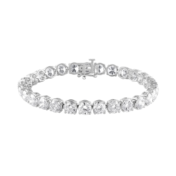20 CT. T.w. Certified Lab-Grown Diamond Tennis Bracelet in 14K White Gold (F/Si2)