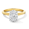 Thumbnail Image 1 of 2 CT. Oval Certified Lab-Grown Diamond Solitaire Engagement Ring in 14K Gold (F/VS2)