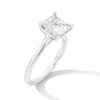 Thumbnail Image 2 of 4 CT. Princess-Cut Certified Lab-Grown Diamond Solitaire Engagement Ring in 14K White Gold (F/VS2)