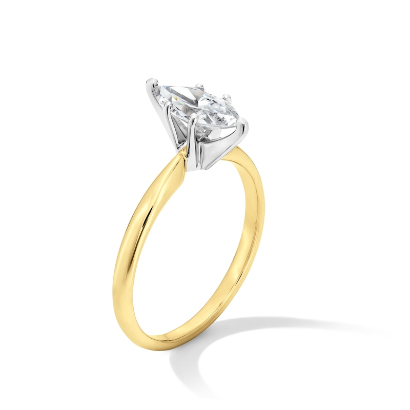 Main Image 3 of 1 CT. Marquise-Cut Certified Lab-Grown Diamond Solitaire Engagement Ring in 14K Gold (F/VS2)