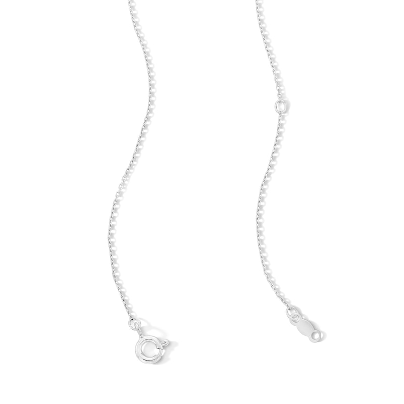 Main Image 3 of Amethyst and White Lab-Created Sapphire Heart Pendant and Stud Earrings Set in Sterling Silver