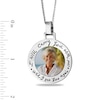 Thumbnail Image 3 of Engravable Photo "Until I See You Again" Pendant in Sterling Silver (1 Image and 4 Lines) - 22”