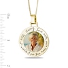 Thumbnail Image 3 of Engravable Photo "Until I See You Again" Pendant in 10K White or Yellow Gold (1 Image and 4 Lines) - 22”