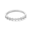 Thumbnail Image 1 of 1/5 CT. T.W. Diamond Alternating Stackable Anniversary Band in 14K White Gold