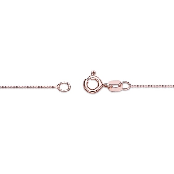 Princess and Baguette-Cut Amethyst with White Lab-Created Sapphire Drop Pendant in Sterling Silver with Rose Gold Plate