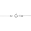 Thumbnail Image 3 of Princess and Baguette-Cut Swiss Blue Topaz with White Lab-Created Sapphire Drop Pendant in Sterling Silver