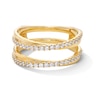 Thumbnail Image 1 of 3/8 CT. T.W. Diamond Crossover Solitaire Enhancer in 14K Gold