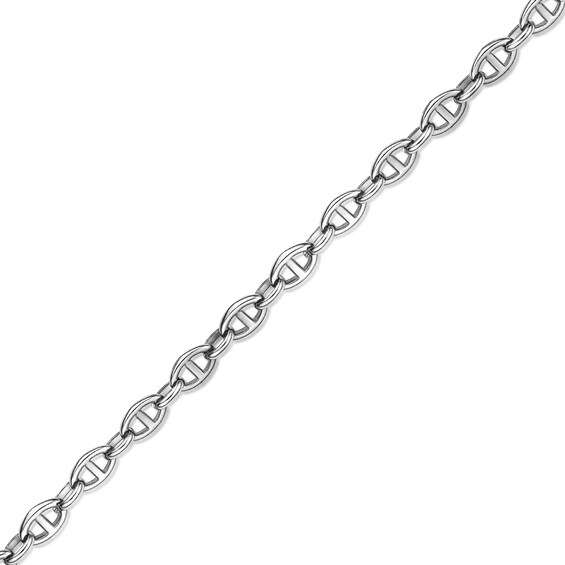8.0mm Mariner Chain Necklace in Solid Stainless Steel - 24"