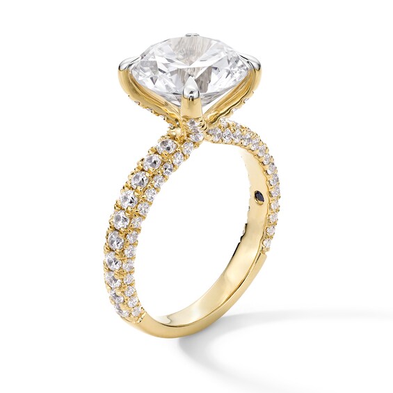 Vera Wang Love Collection 4-7/8 CT. T.w. Certified Lab-Grown Diamond Engagement Ring in 14K Gold (F/Vs2)