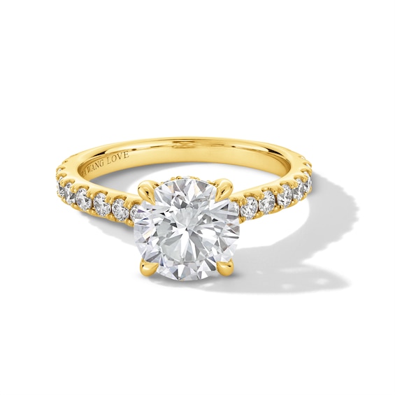Vera Wang Love Collection 2-3/4 CT. T.w. Certified Lab-Grown Diamond Engagement Ring in 14K Gold (F/Vs2)