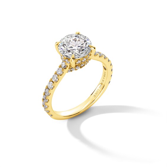 Vera Wang Love Collection 2-3/4 CT. T.w. Certified Lab-Grown Diamond Engagement Ring in 14K Gold (F/Vs2)