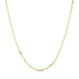 1.75mm Mariner Chain Necklace in Solid 10K Gold - 16"