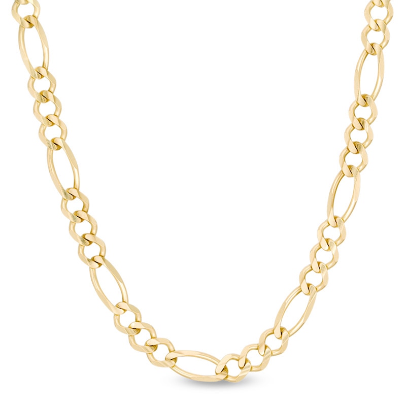 Main Image 1 of 4.5mm Figaro Chain Necklace in Solid 14K Gold - 18"