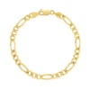 Thumbnail Image 1 of 6.0mm Figaro Chain Bracelet in Solid 14K Gold - 8.5"