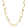 Thumbnail Image 1 of 6.0mm Figaro Chain Necklace in Solid 14K Gold - 20"