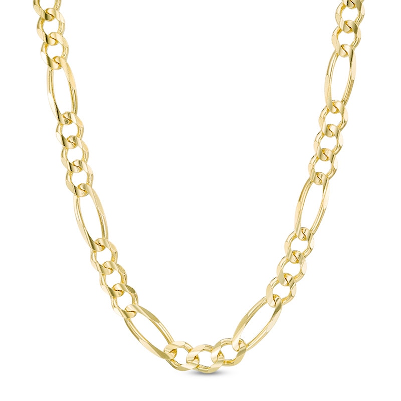 Main Image 1 of 6.0mm Figaro Chain Necklace in Solid 14K Gold - 20"