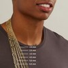 Thumbnail Image 4 of 6.0mm Figaro Chain Necklace in Solid 14K White Gold - 24"