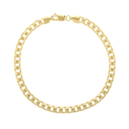 5.0mm Miami Cuban Curb Chain Bracelet in Solid 14K Gold - 8.5"