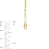 Thumbnail Image 2 of 2.5mm Rolo Chain Necklace in Hollow 14K Gold - 20"