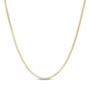 Thumbnail Image 1 of 2.5mm Rounded Box Chain Necklace in Hollow 14K Gold - 16"
