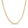 Thumbnail Image 1 of 3.4mm Rounded Box Chain Necklace in Hollow 14K Gold - 24"