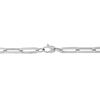 Thumbnail Image 3 of 6.1mm Paper Clip Chain Bracelet in Hollow 14K White Gold - 7.5”