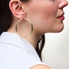 Thumbnail Image 2 of 60.0mm Tube Hoop Earrings in Hollow 14K Gold