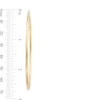 Thumbnail Image 3 of 70.0mm Tube Hoop Earrings in Hollow 14K Gold