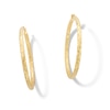 Thumbnail Image 1 of 45.0mm Diamond-Cut Tube Hoop Earrings in Hollow 14K Gold