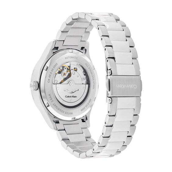 Menâs Calvin Klein Iconic Automatic Watch with Brown Dial (Model: 25300024)