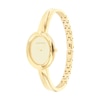 Thumbnail Image 2 of Ladies’ Calvin Klein Twisted Bezel Gold-Tone IP Bangle Watch with Gold-Tone Dial (Model: 25100056)