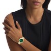 Thumbnail Image 4 of Ladies’ Calvin Klein Twisted Bezel Gold-Tone IP Watch with Green Dial (Model: 25300066)
