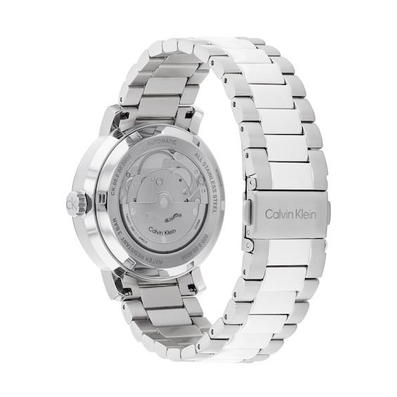 Menâs Calvin Klein Iconic Automatic Watch with Brown Dial (Model: 25300018)