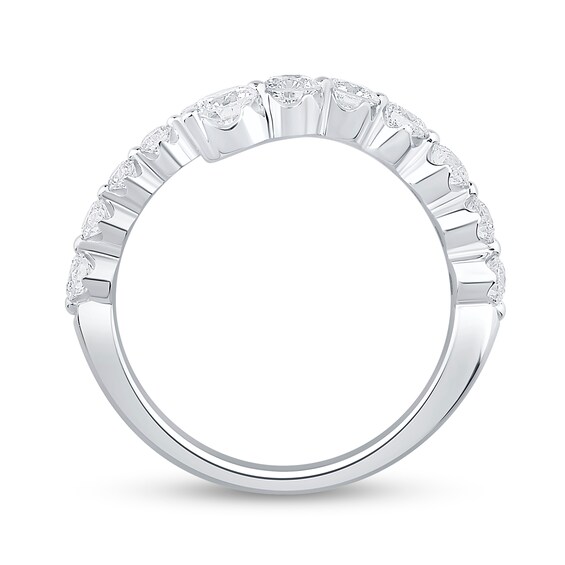 1 CT. T.w. Certified Lab-Grown Diamond Bypass Ring in 10K White Gold (F/Vs2)