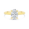 Thumbnail Image 3 of 2 CT. Oval Certified Diamond Solitaire Engagement Ring in 14K Gold (G/I1)