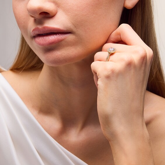 1/3 CT. T.w. Certified Lab-Grown Diamond Contour Anniversary Band in 14K Rose Gold (F/Vs2)