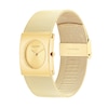 Thumbnail Image 2 of Ladies’ Calvin Klein Pulse Gold-Tone IP Square Mesh Watch with Gold-Tone Dial (Model: 25100062)