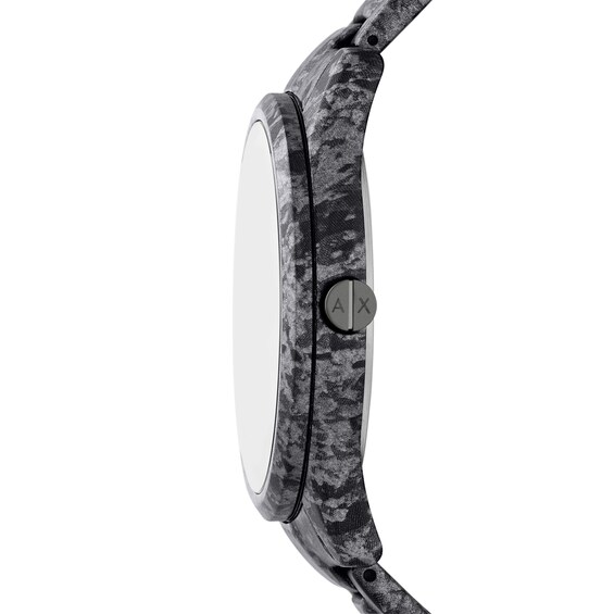 Menâs Armani Exchange Grey IP Chronograph Watch with Grey Camo Dial (Model: Ax1885)