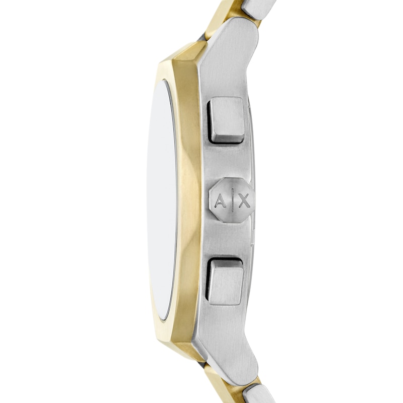 Main Image 3 of Men’s Armani Exchange  Two-Tone IP Chronograph Watch with Green Dial (Model: AX4184)