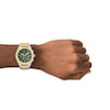 Thumbnail Image 5 of Men’s Armani Exchange  Two-Tone IP Chronograph Watch with Green Dial (Model: AX4184)
