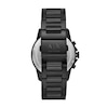 Thumbnail Image 2 of Men’s Armani Exchange Banks Black IP Chronograph Watch and Rope Chain Bracelet Box Set (Model: AX7163SET)