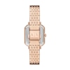 Thumbnail Image 2 of Ladies’ Armani Exchange  Rose-Tone IP Square Watch and Heart Bracelet Box Set (Model: AX7164SET)