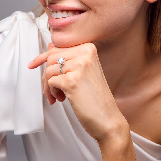 2-1/4 CT. T.w. Certified Lab-Grown Diamond Engagement Ring in Platinum (I/Si2)